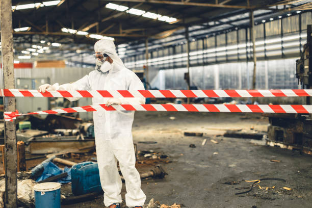 Professional Drug Lab Cleanup technician working in Medway, OH